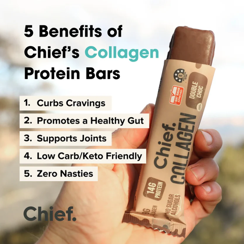 Chief Collagen Protein Bars